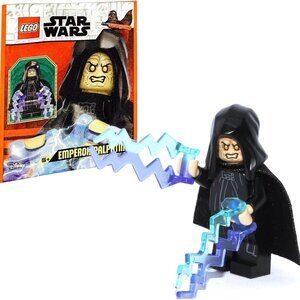NEW LEGO Star Wars: Emperor Palpatine Minifigure with Force Bolts Figure 1.7"